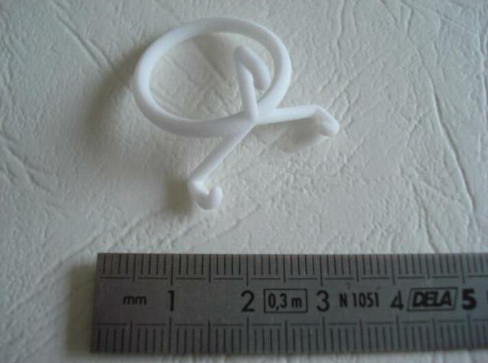Euro-Ring - Size 9 - 1 euro 3d printed Picture of the ring alone