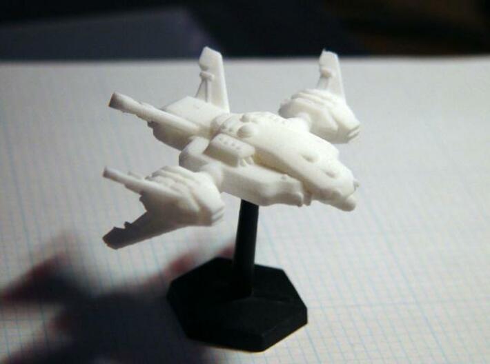 Ryuushi Warleader 3d printed Warleader on flying stand, printed in WS&amp;F material.
