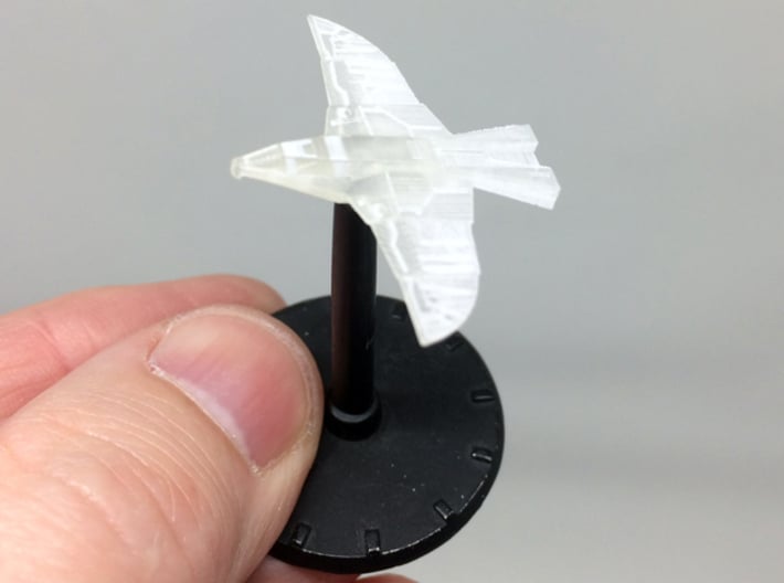 War Hawk Fighter, 4-pack 3d printed Looks good on a stand :), FUD before cleaning