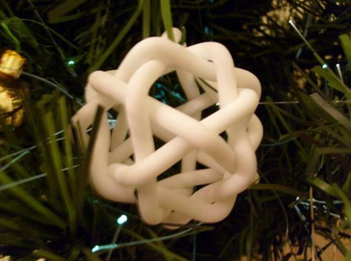 IcosidodecaLink 3d printed Picture on the Christmas Tree