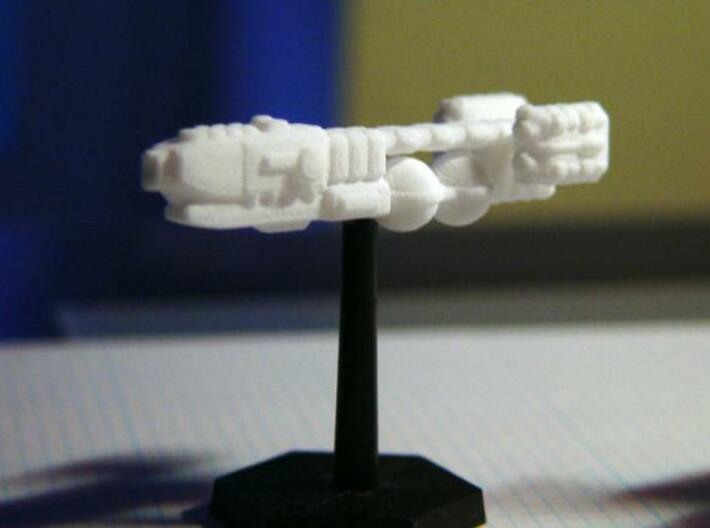Frontier Explorer 3d printed Frontier Explorer on flying stand, printed in WS&F material.