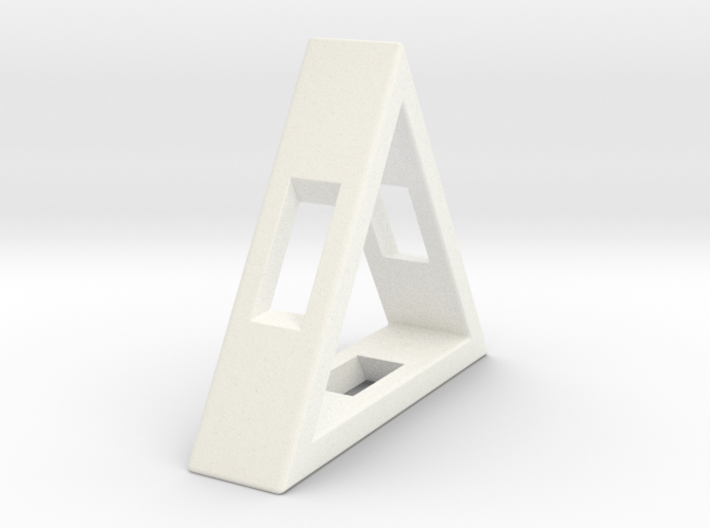 Loop ::: Triangle Pendant ::: v.01 3d printed 