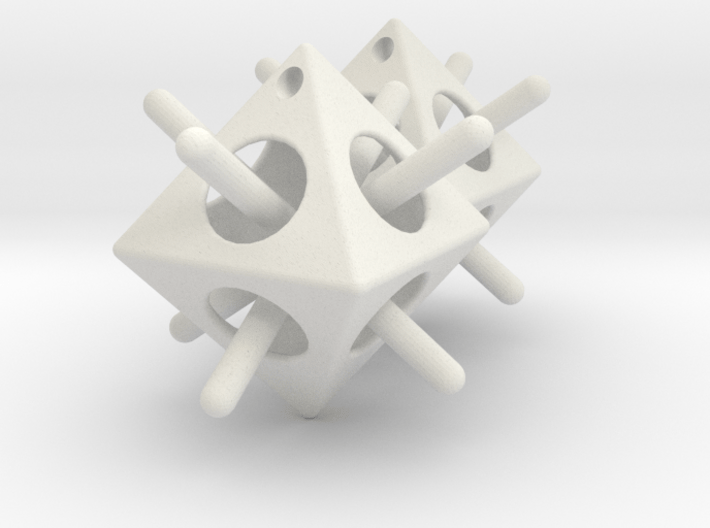 Octohedron Capture 3d printed 