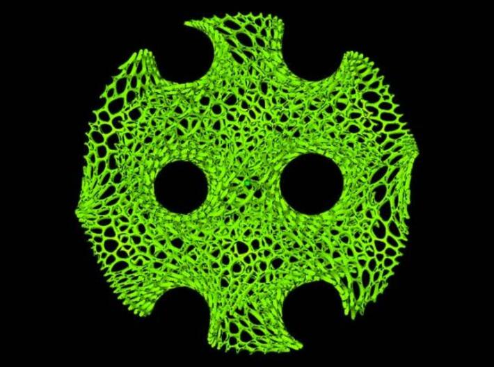 Spherical Voronoi - Gyroid 3d printed 
