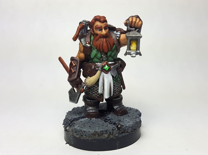 DND Role Playing Game RPG Pathfinder Tabletop Miniature Figure for Painting Stag Man Huntsman Ranger Printed Obsession