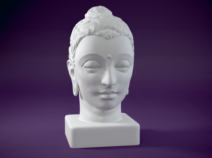 Gandhara Buddha 8 inches 3d printed 