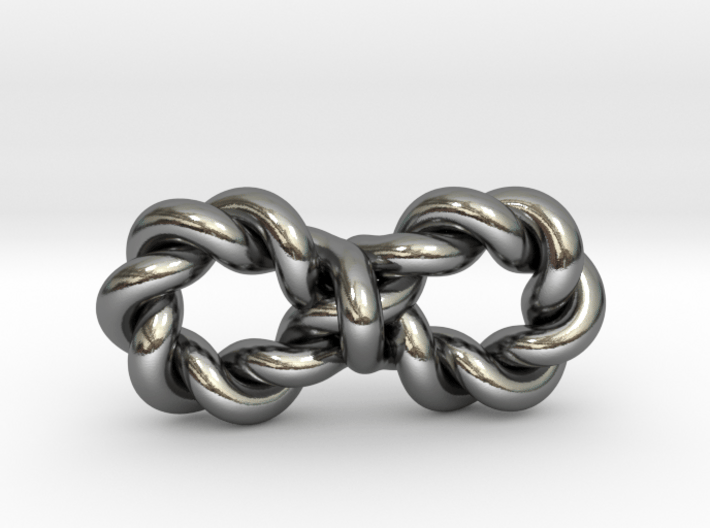 Twistfinity Pendant .8&quot; 3d printed