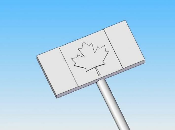 Canadian Flag swizzle stick 3d printed True patriot love in all thy sons command
