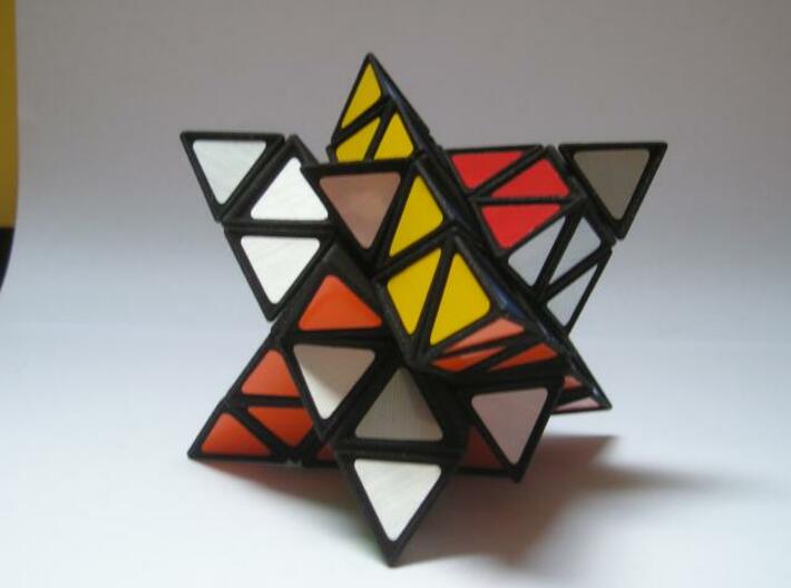 Tetrahedral Twins 3d printed Twisting