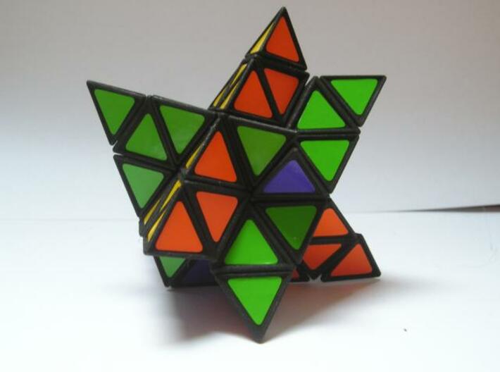 Tetrahedral Twins 3d printed Mid twist, weird shape