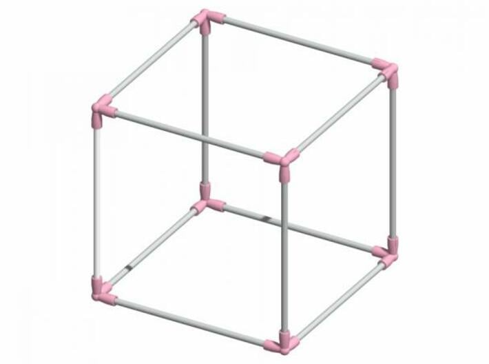Cube 3d printed Description