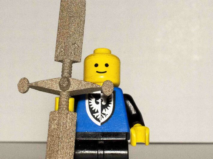 Longsword D8 3d printed Lego figure not included