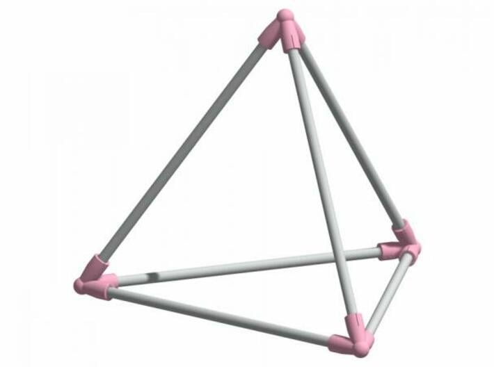 Tetrahedron 3d printed Description