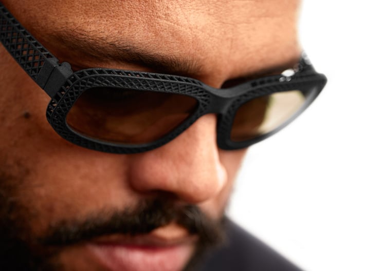 'Hatch' glasses for Eyewear Kit 3d printed 