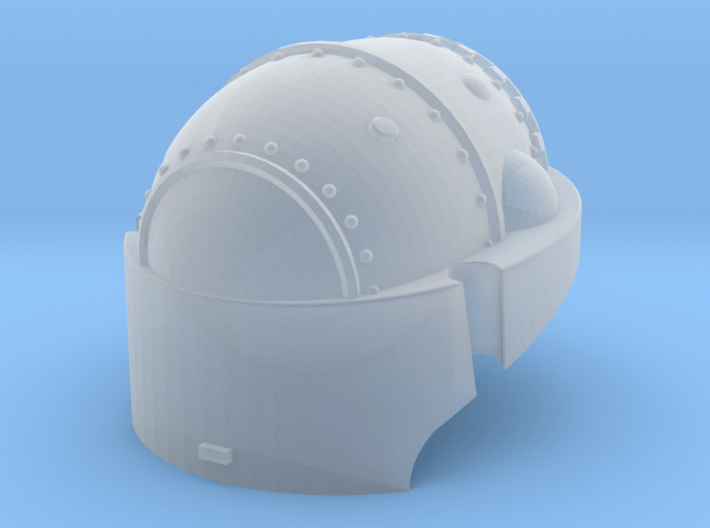 Martian Robot Castle Head for conversion 3d printed