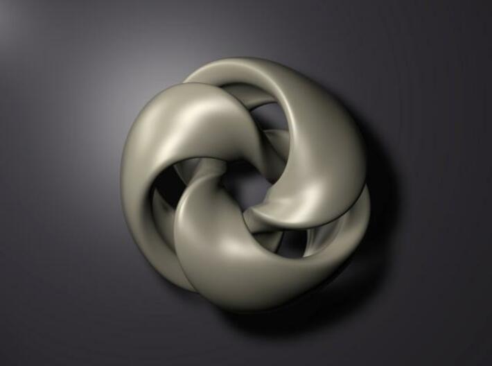 Twisted Knot 3d printed rendered view