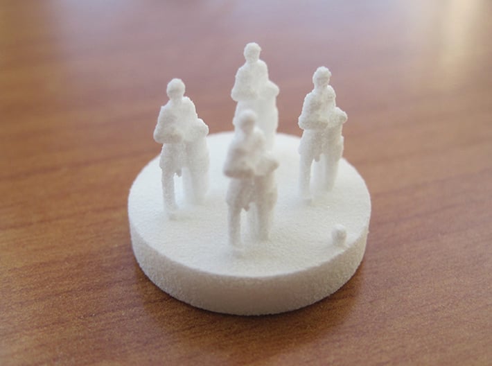 Catan Pieces Knights - White 3d printed Knight #1 token