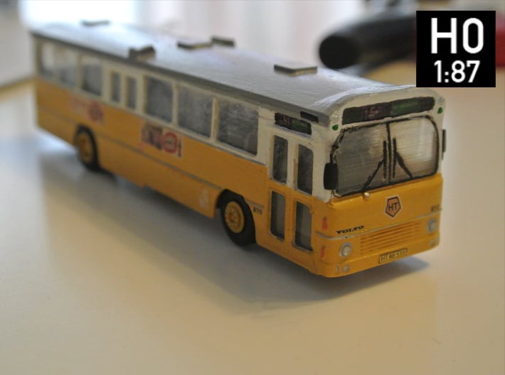 Volvo B10m Bus 2-2-0 H0 Scale 3d printed