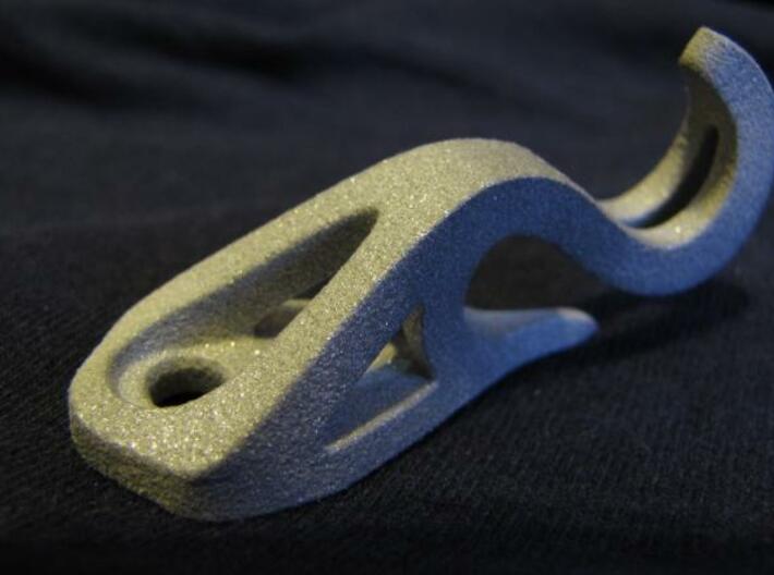 Wall hook 3d printed Hook in aluminium