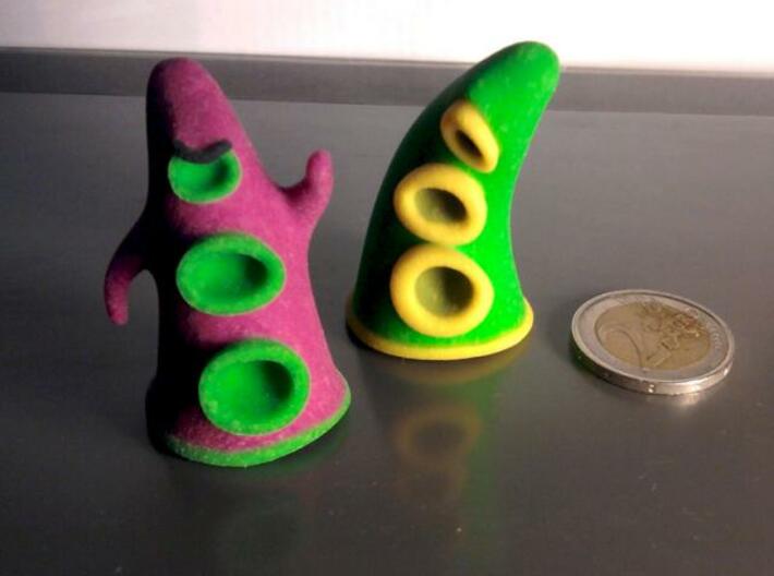 Green Tentacle 3d printed Scale of the Tentacles