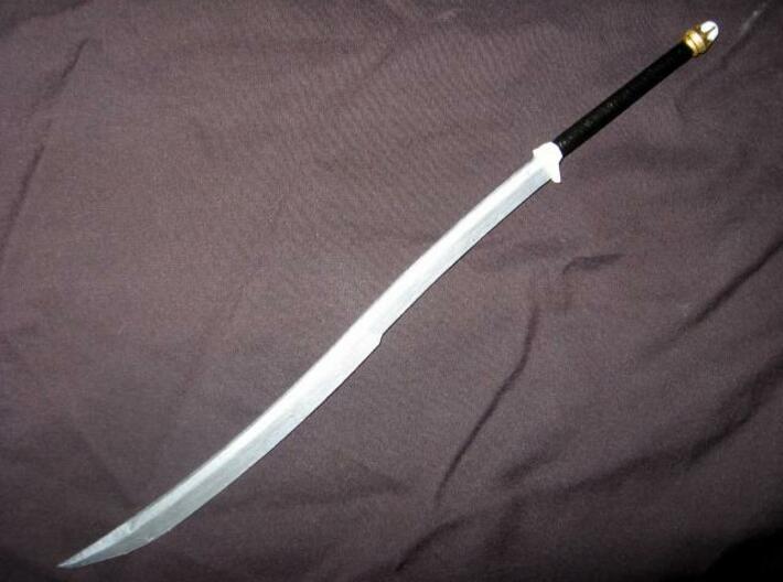 Elven Longsword 1 3d printed A painted picture of the actual sword