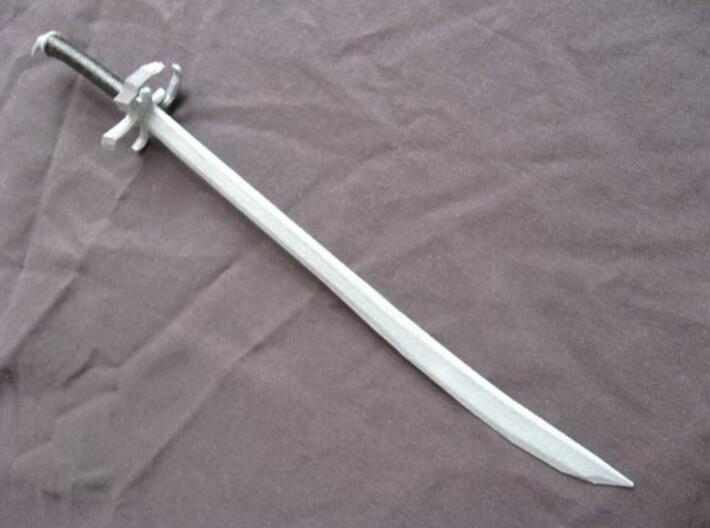 Saber 3d printed A painted example of this sword.