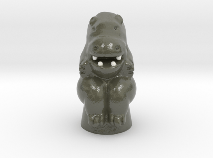 Hippo Game Token 3d printed