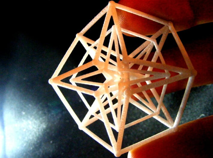 Sacred Geometry: Toroidal Hypercube Double 50mm (WU8P4MX45) by Narada ...