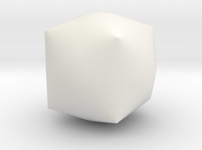 Inflated Cube 3d printed 