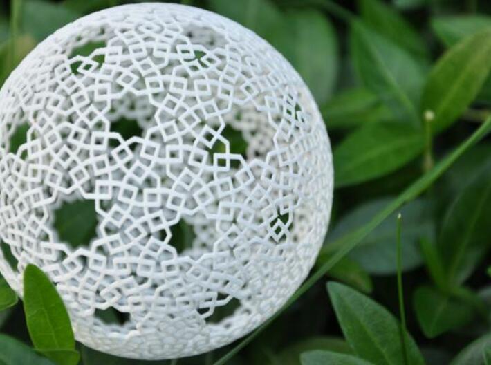 Two-point spherical star pattern 3d printed Printed in WS&amp;F.