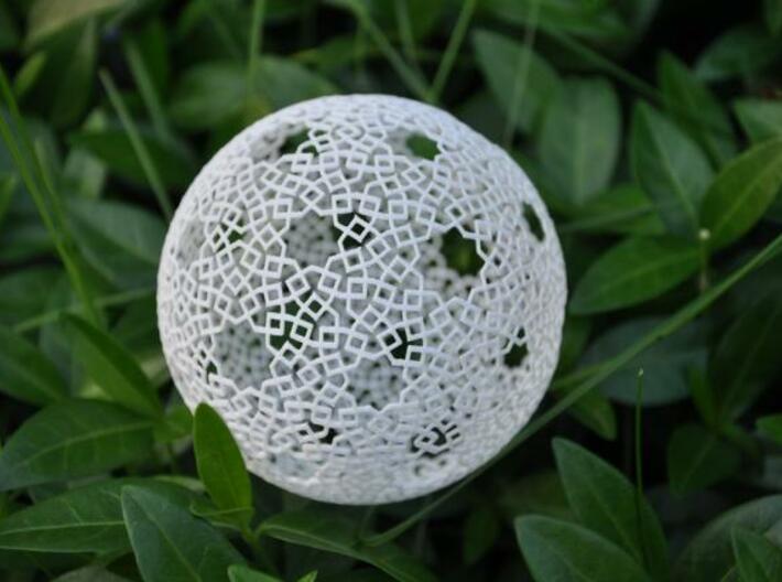 Two-point spherical star pattern 3d printed Printed in WS&F.