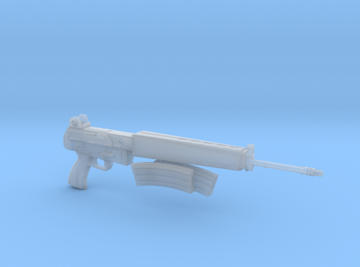 AR-18 with removeable double clip 1:4 scale 3d printed 