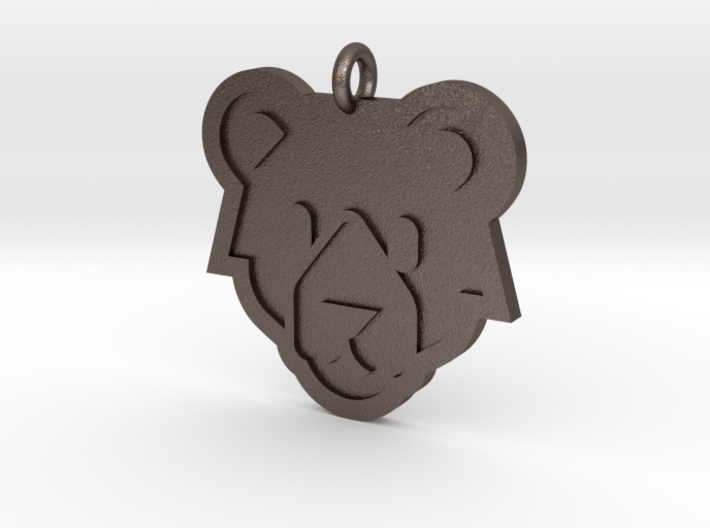 Bear Pendant 3d printed 