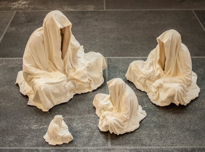 guardians of time keepers ghost statue cloak coat  3d printed Guardians of Time by Manfred Kielnhofer