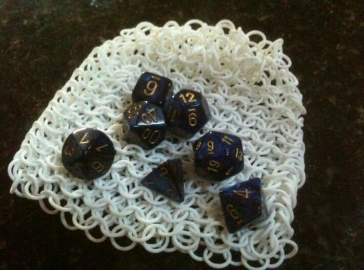 Chainmail Dice Bag 3d printed photo1