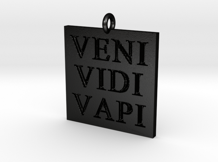 Veni Vidi Vapi Pendant 3d printed