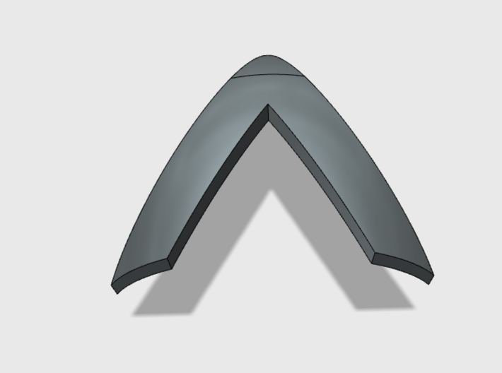 60x Heavy Support : Shoulder Insignia pack 3d printed