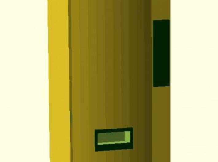 Modern Soda Machine - Z scale 3d printed Front View