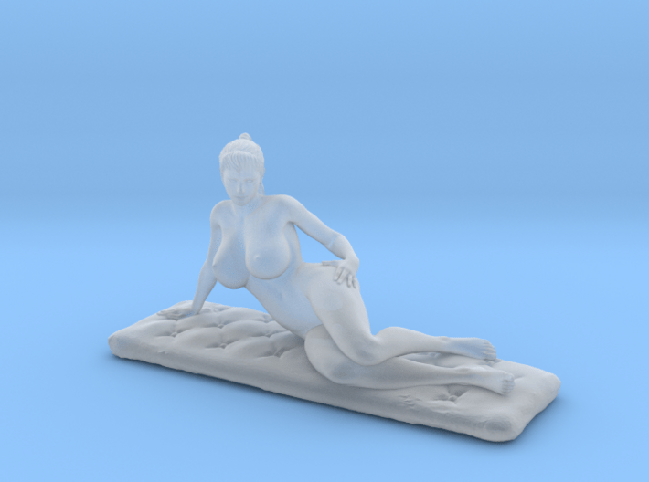 Artistic nude on cushion.  v2 3d printed 