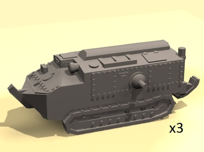 1/160 scale Schneider tank 3d printed 