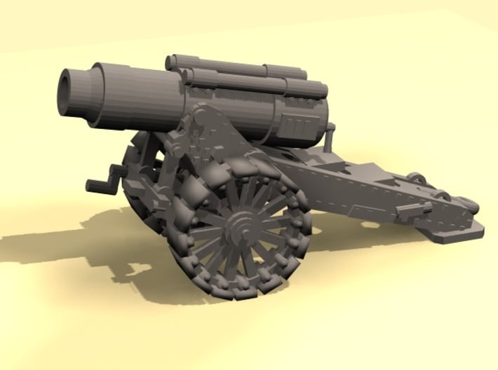 28mm Steampunk Heavy Mortar v.2 3d printed