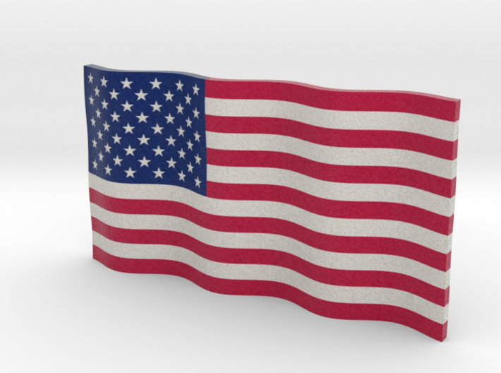American Flag (Color) 3d printed