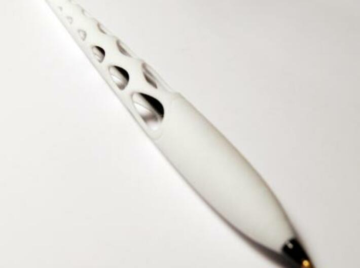 Aero Pen 3d printed Actual pen in White Strong &amp; Flexible