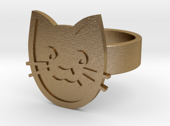 Cat Ring 3d printed