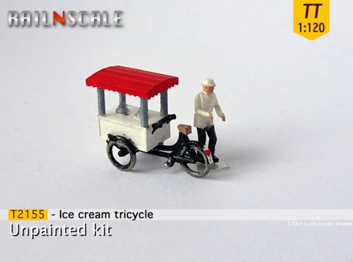 Ice cream tricycle (TT 1:120) 3d printed