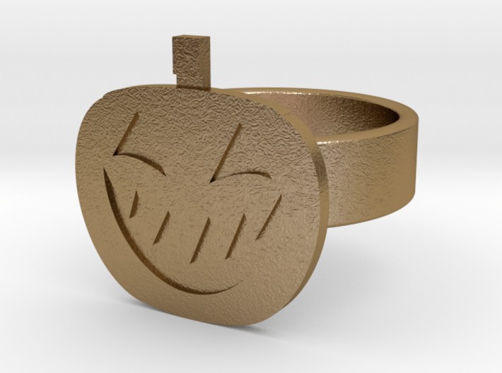 Jack-O-Lantern Ring 3d printed