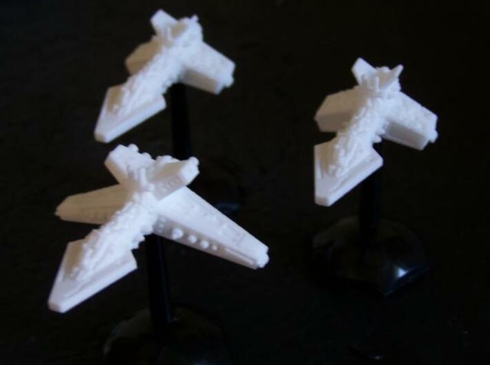 VA200A Light Cruiser Squadron Pack 3d printed Models (on stand) in SWF