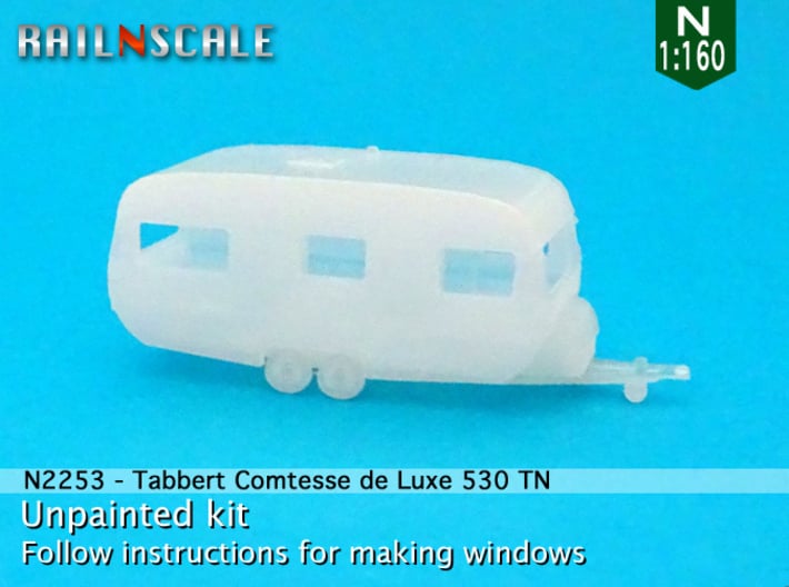 Tabbert Comtesse de Luxe 530 TN (N 1:160) 3d printed 