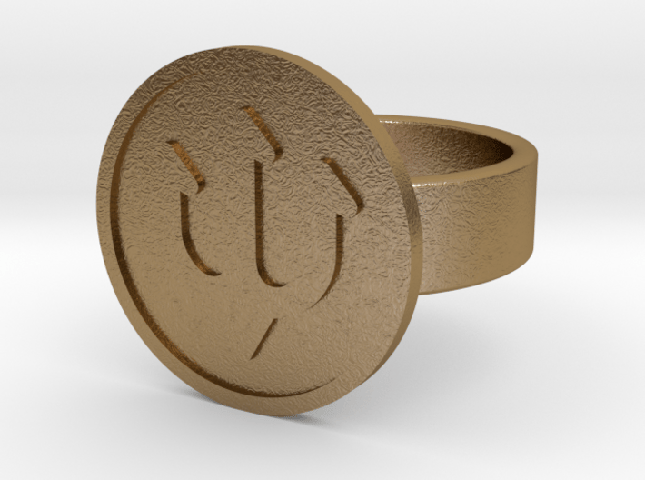Trident Ring 3d printed