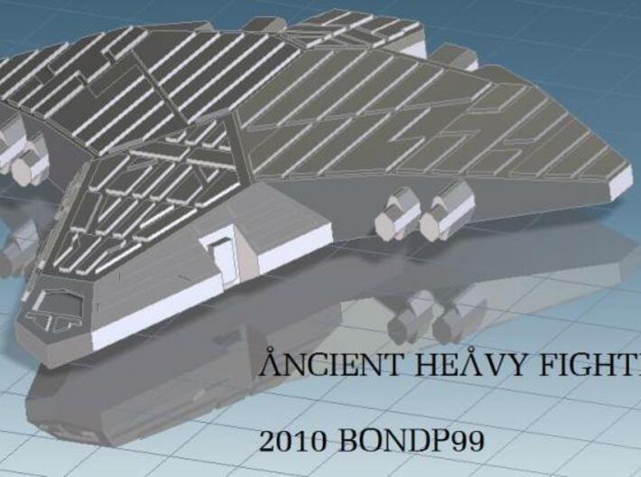 Ancient Heavy Fighter 3d printed render view